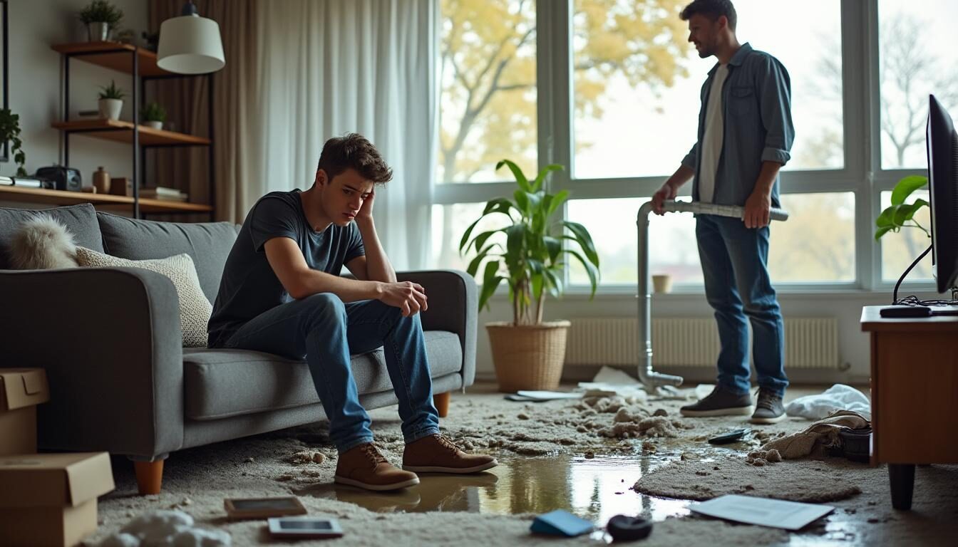 découvrez les responsabilités et les conséquences légales lorsqu'un colocataire est responsable d'un sinistre dans votre logement en colocation.